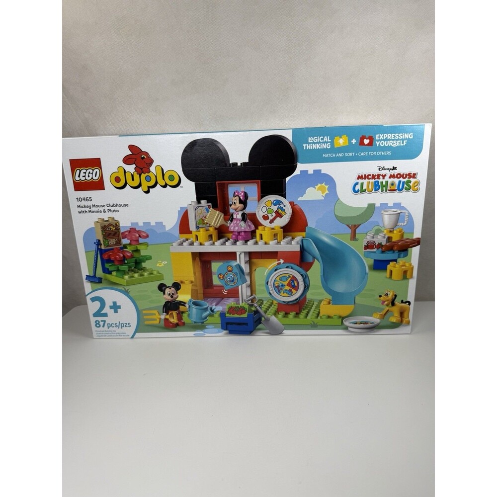 LEGO DUPLO 10465 Disney Mickey Mouse Clubhouse Minnie & Pluto Toy Set NIB